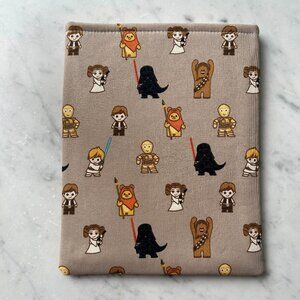 Handmade Book Sleeve – Star Wars Character Pattern
